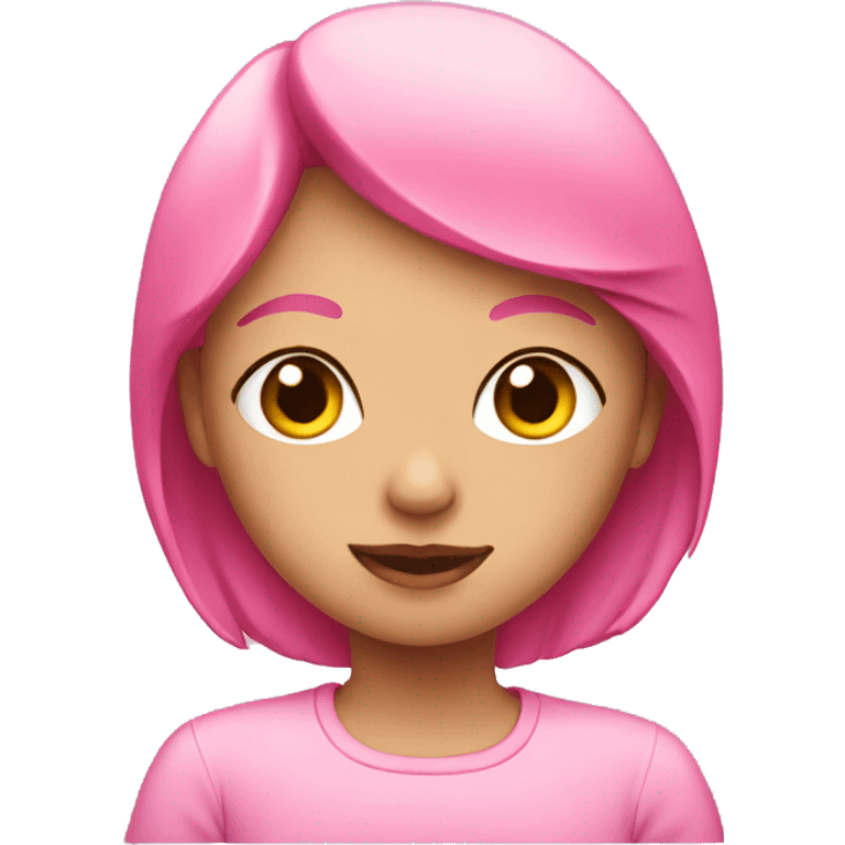 Pink girl emoji