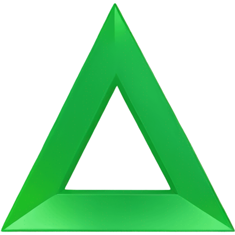 green triangle for kpis emoji