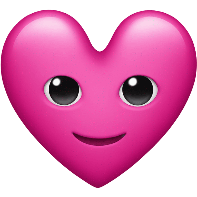 Hot pink heart emoji