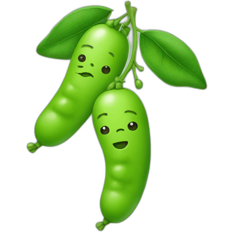 Two peas in a pod emoji