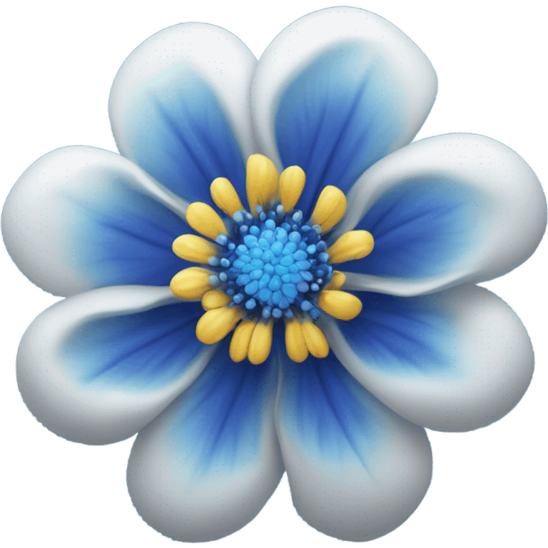 flower blu emoji