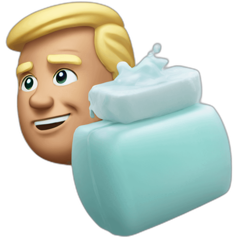 trump-holding-soap emoji