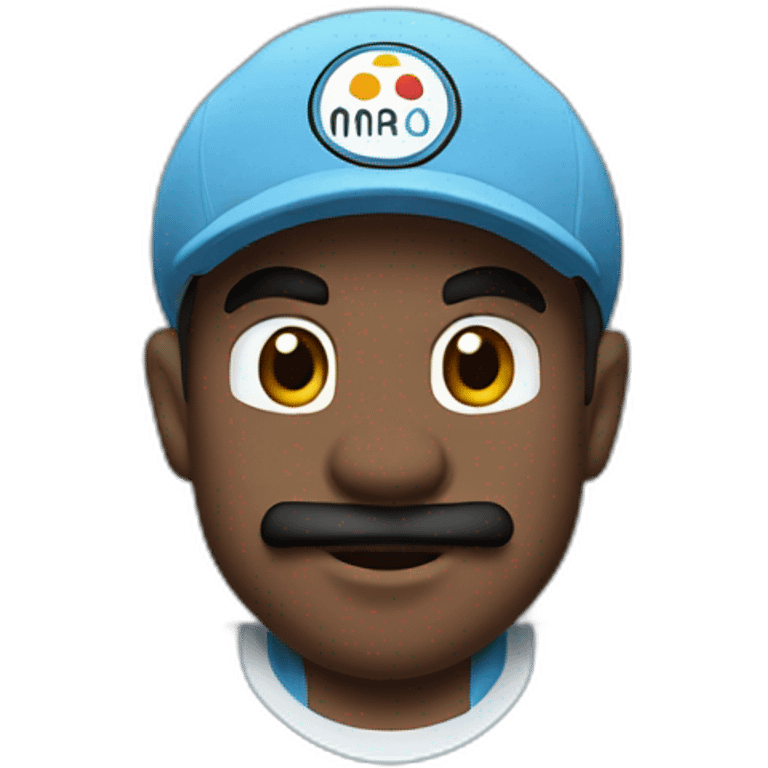 mario bros in manchester city jersey emoji