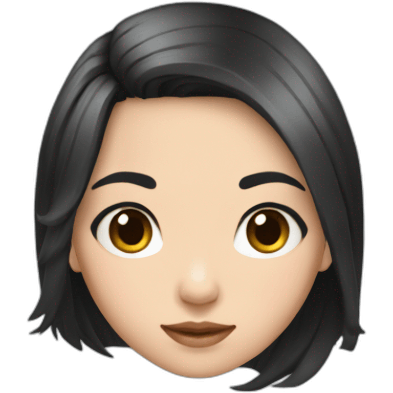 Evelyn Cathy Widjaja - asian black hair girl emoji