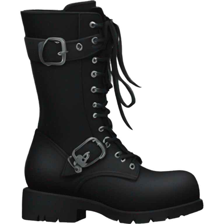 Goth boots emoji