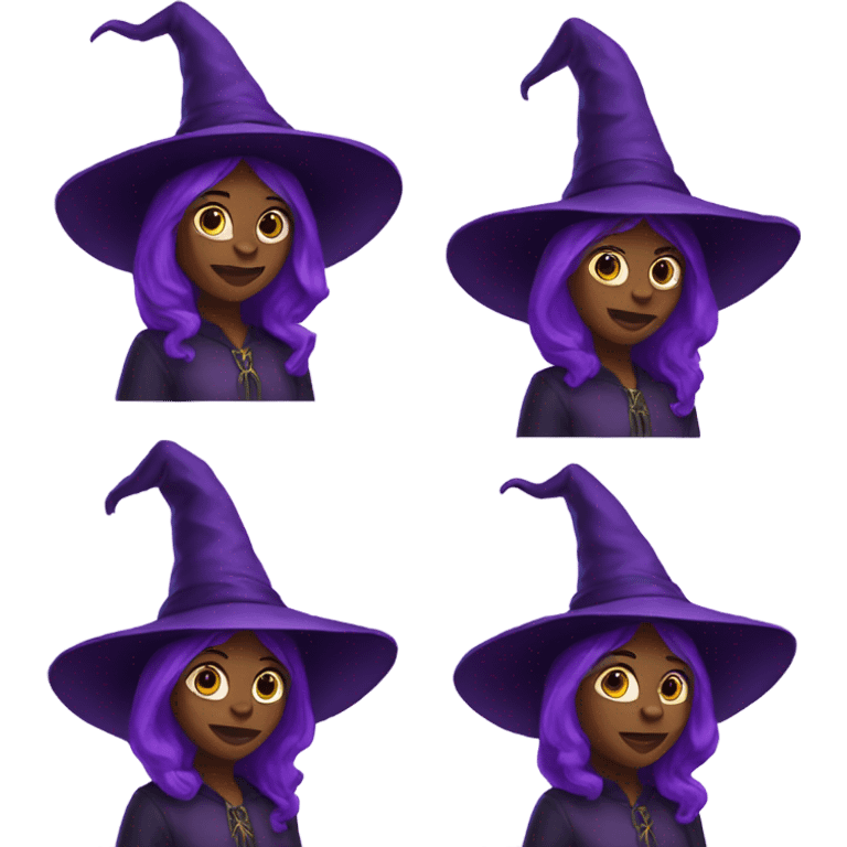 Purple witch emoji