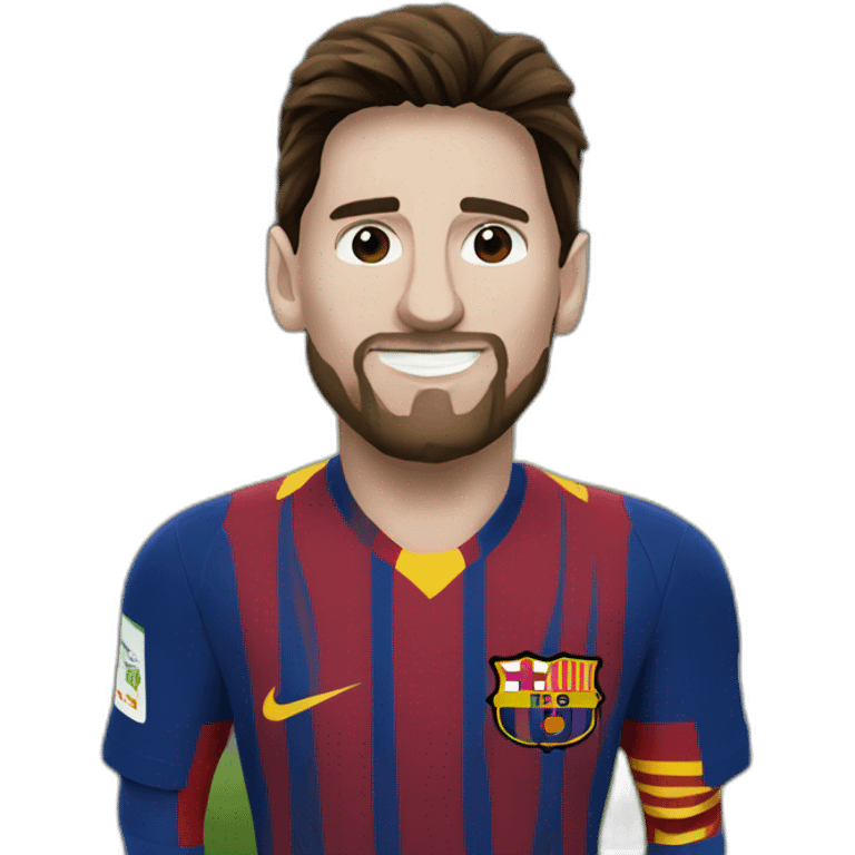 Lionel Messi the footballer emoji