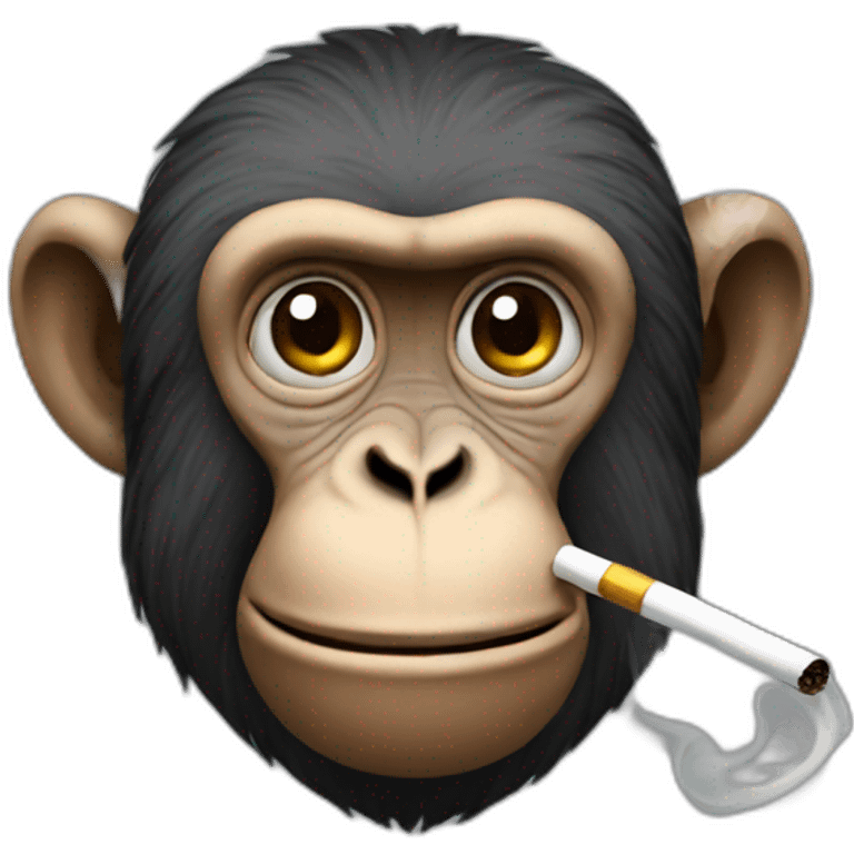 monkey smoke emoji