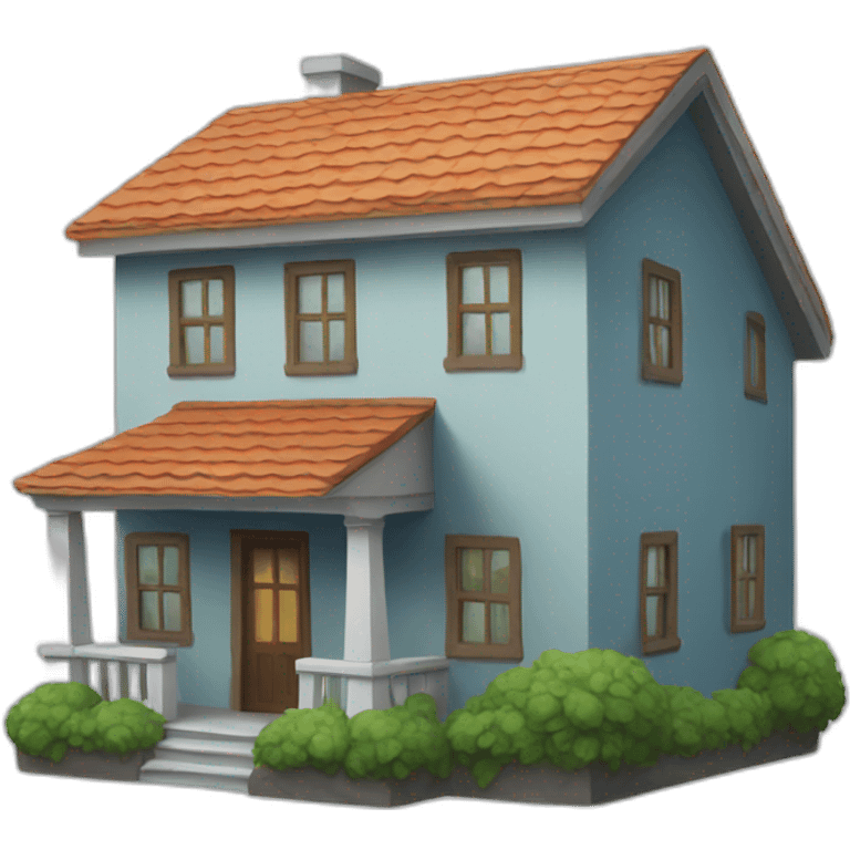 simple house emoji