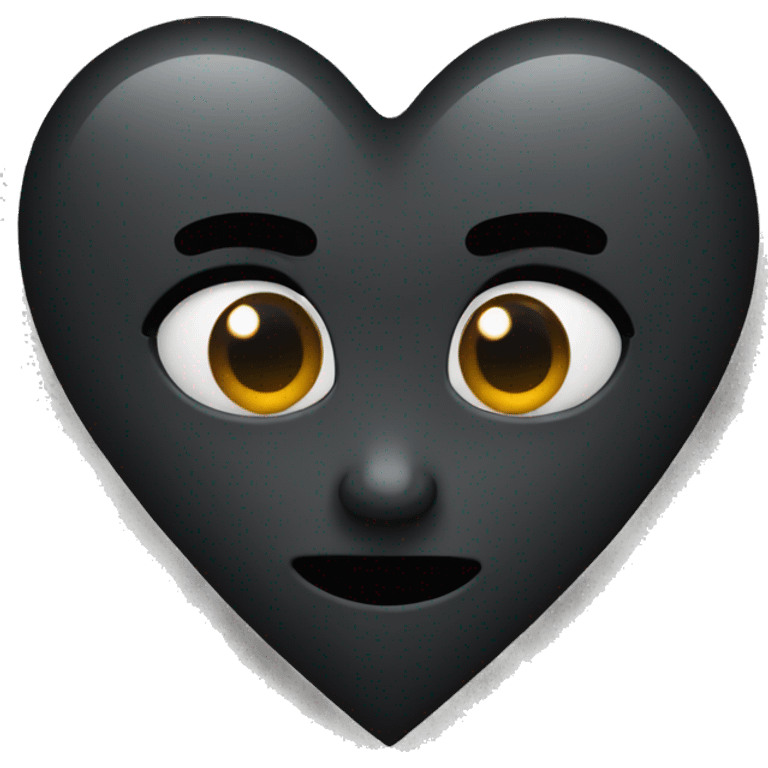 Black heart  emoji