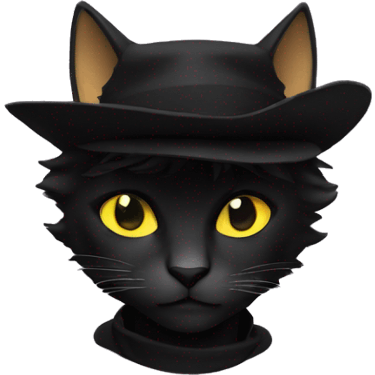 Chat noir emoji