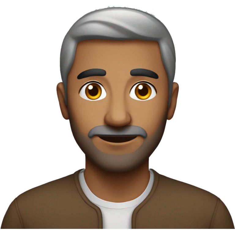 a brown middle east man aged about 30 years  emoji