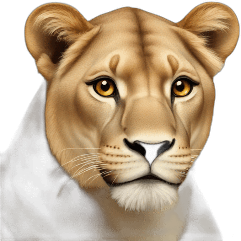 Red lioness emoji