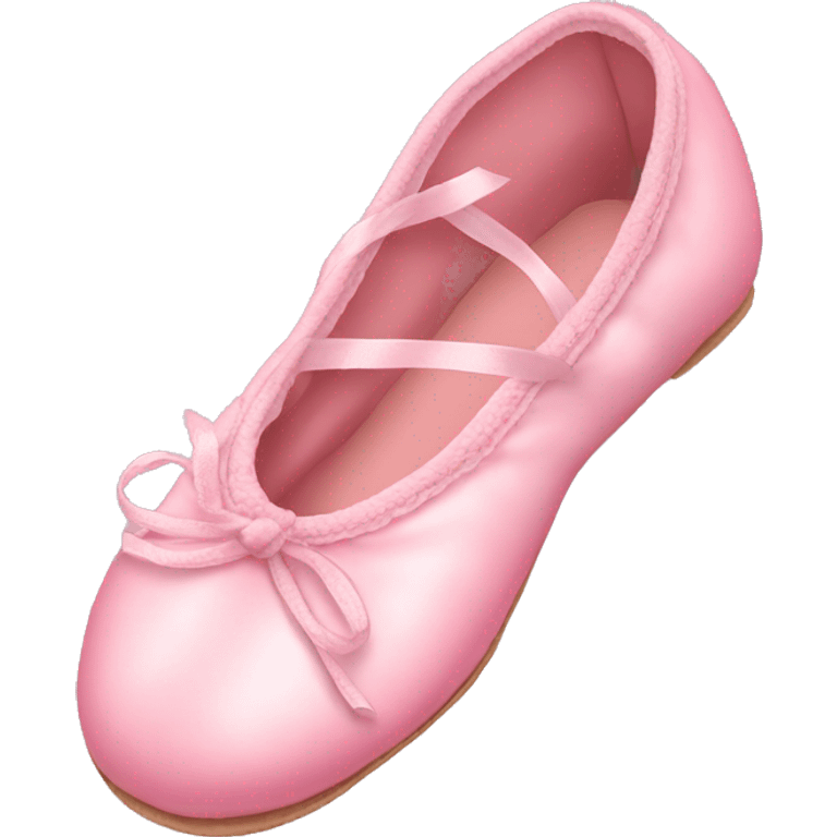 pink ballet shoes with laces  emoji