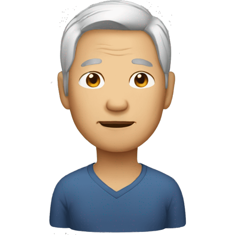 older asian man emoji