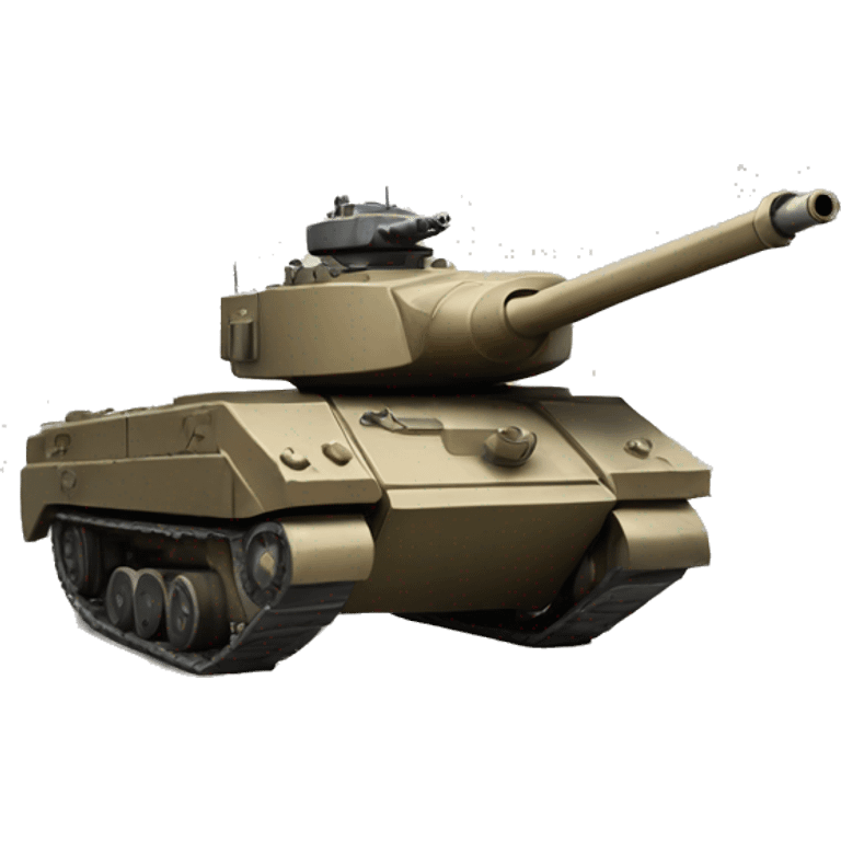 Horse with a tank turret on its back emoji