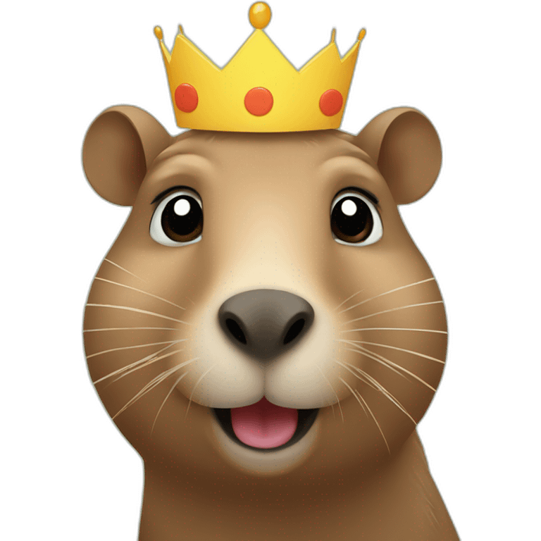 Happy birthday capybara emoji