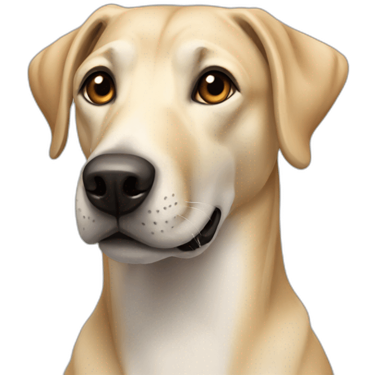 Labrador greyhound mix emoji