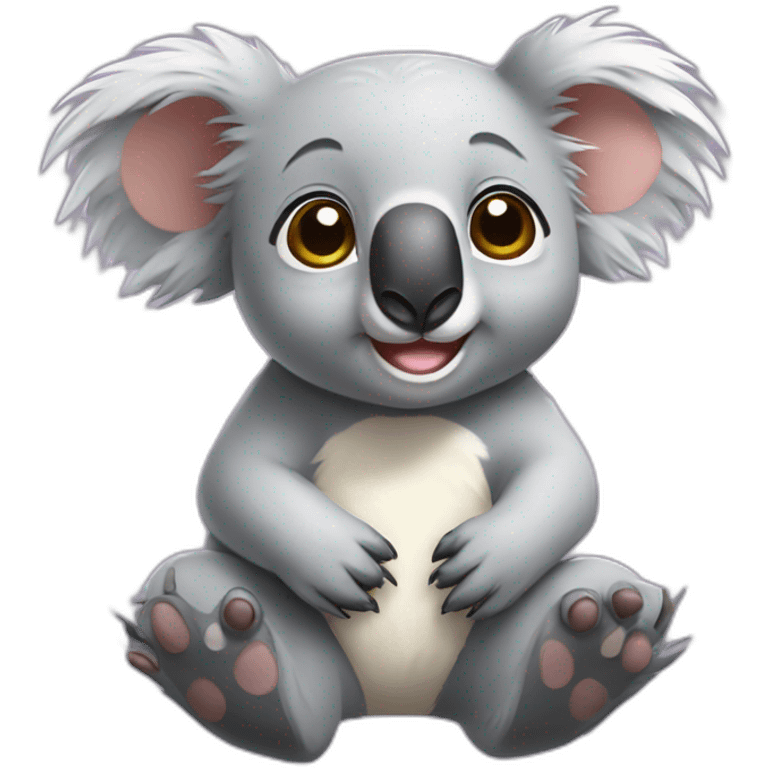 Koala mignon emoji