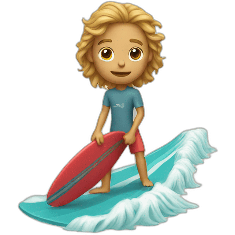 Surf dude emoji