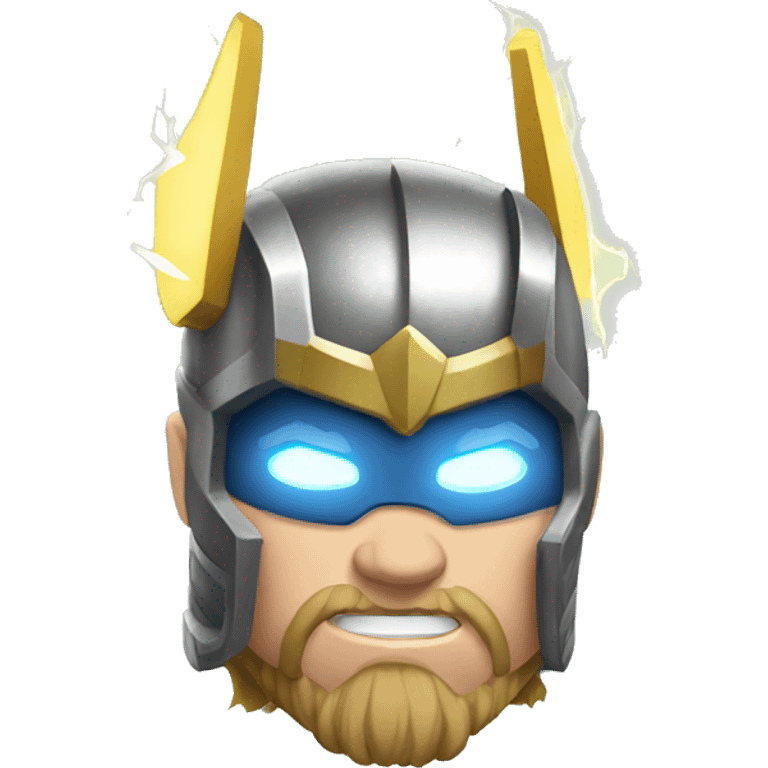 thor with lightning  emoji