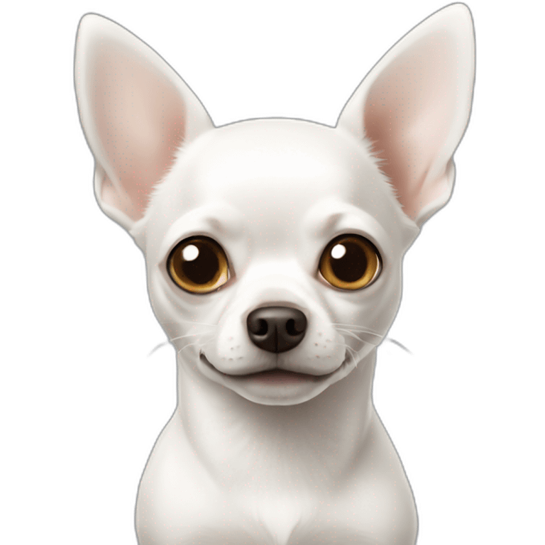 White Chihuahua emoji