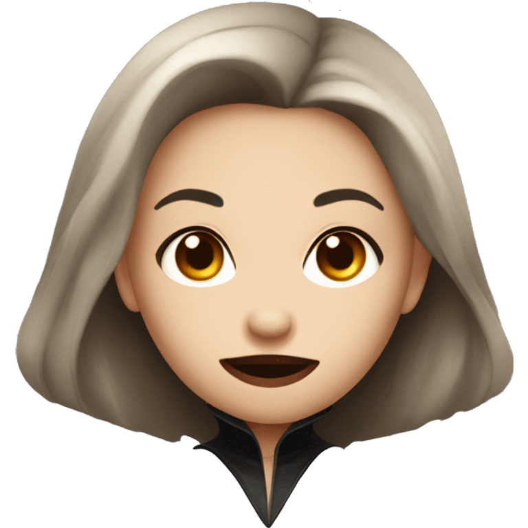 A cute vampire women emoji