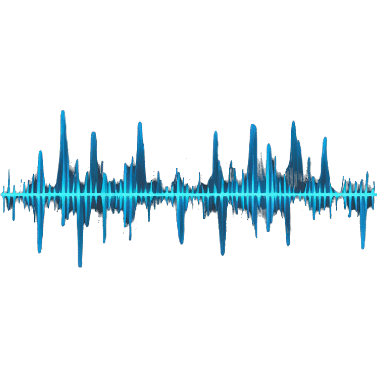 Sound waveform with vertical lines emoji