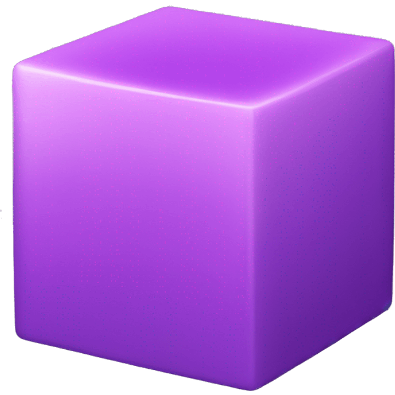 purple cube emoji