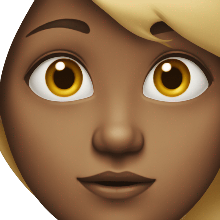 girl with massive nose emoji