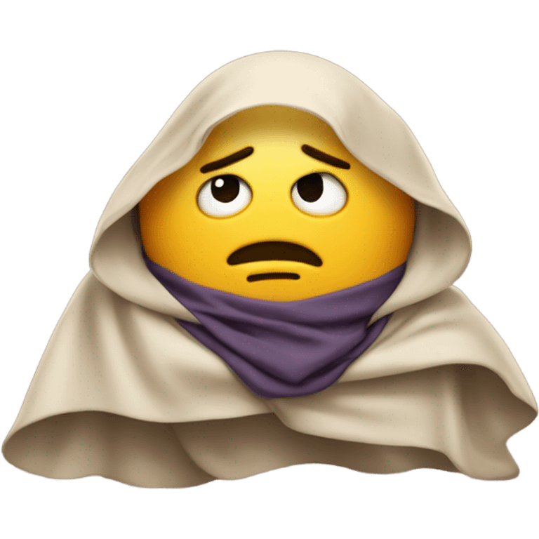 Tired emoji with a cape emoji