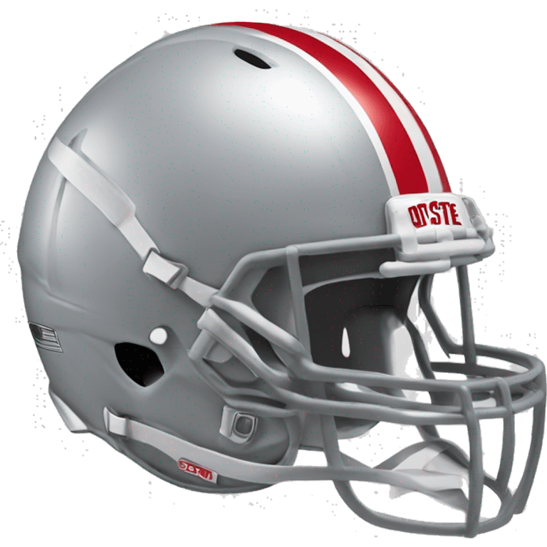 Ohio state football helmet emoji