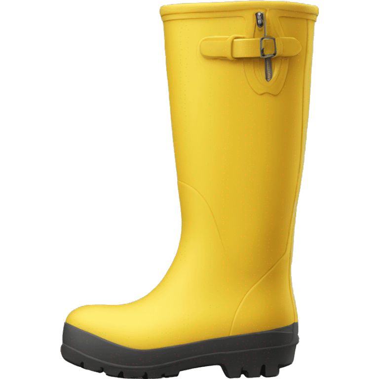 rubber boot yellow emoji