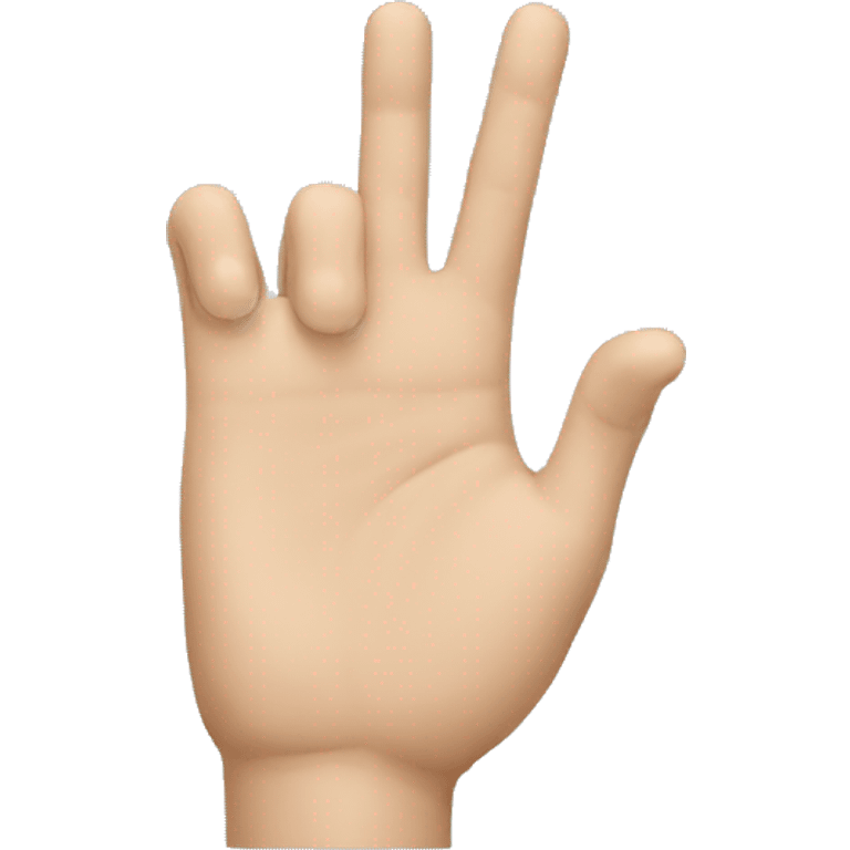 Finger of honour emoji