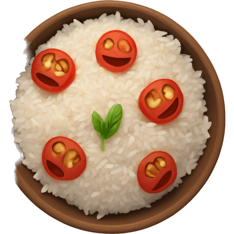 rice with tomato stew emoji