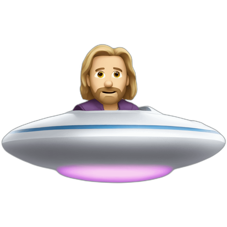 lebowski in a flying saucer emoji