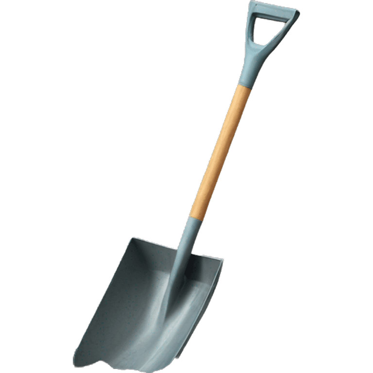 slanted Shovel and dirt emoji