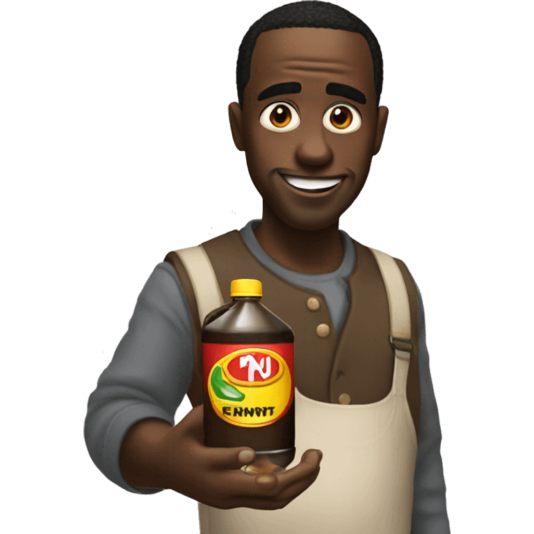 Diddy holding oil  emoji