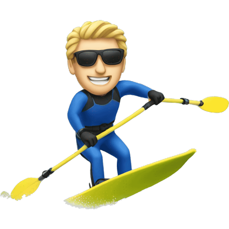 Man waterskiing emoji