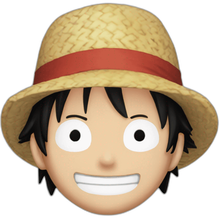 One Piece Luffy emoji