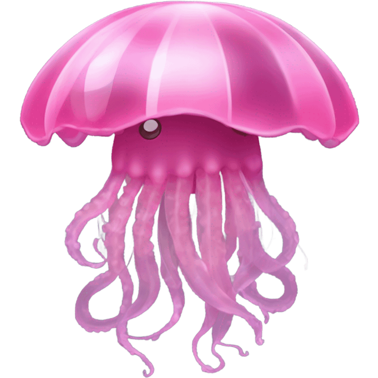 Pink jellyfish emoji