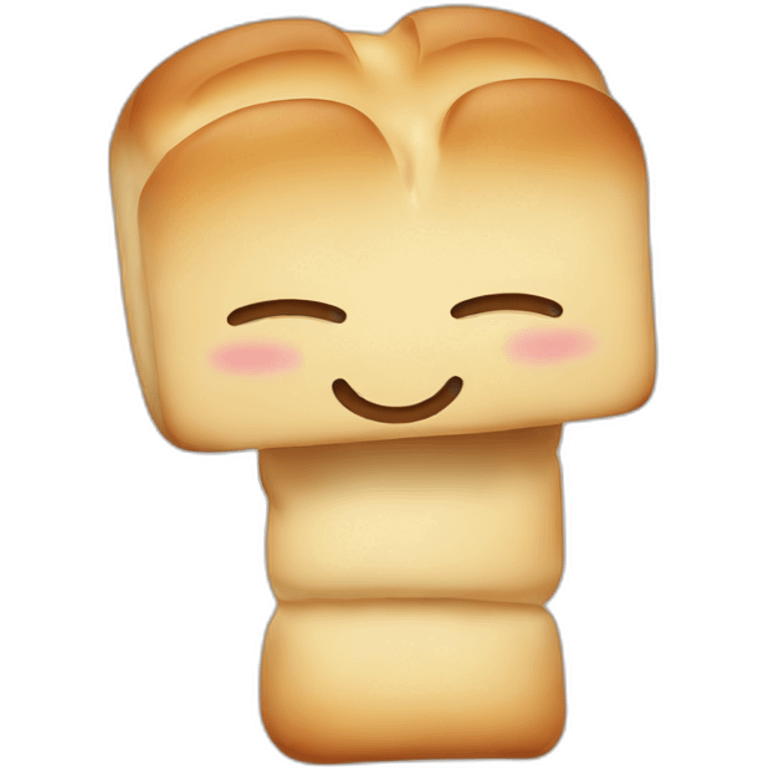 cute bread emoji