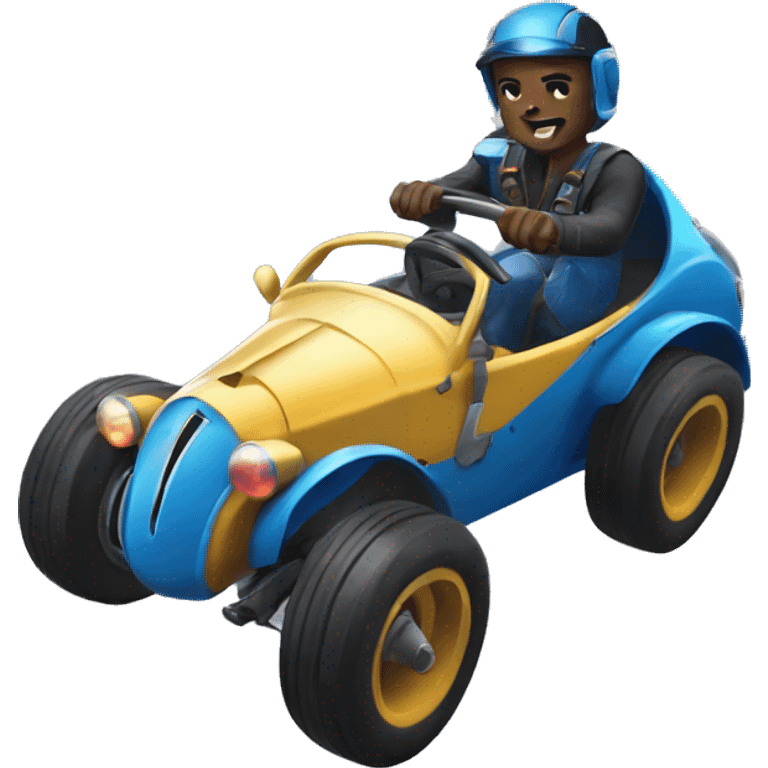 a bugatti hitting the griddy with peelt from fortnite emoji