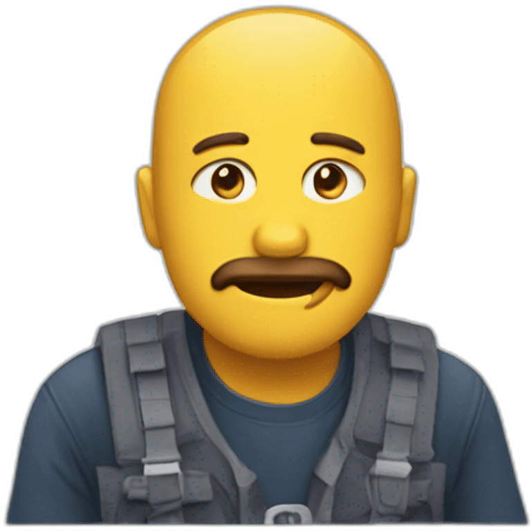 Une fâché sur  un humain emoji