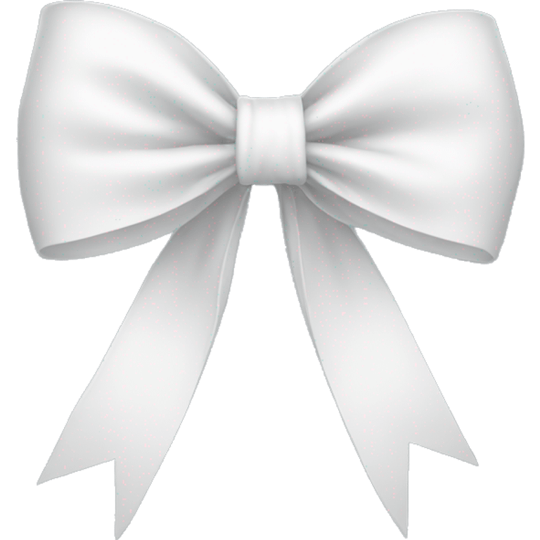 white bow emoji