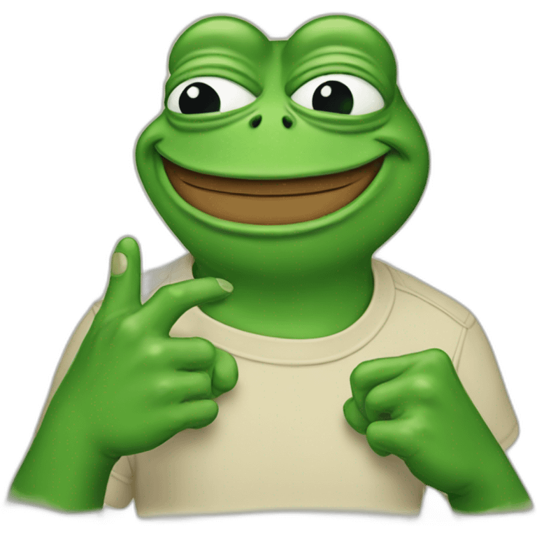 Pepe the frog The finger of like emoji