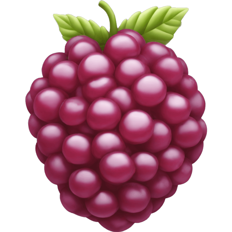 A raspberry  emoji