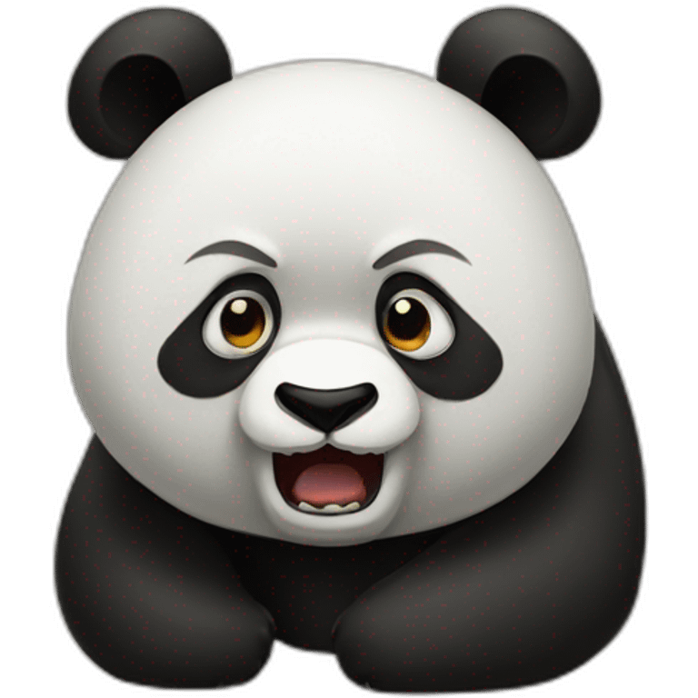 angry panda emoji