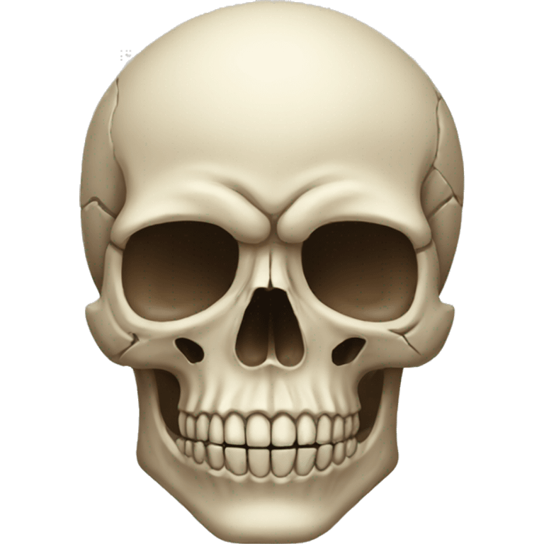 skull emoji but make it very ugly emoji