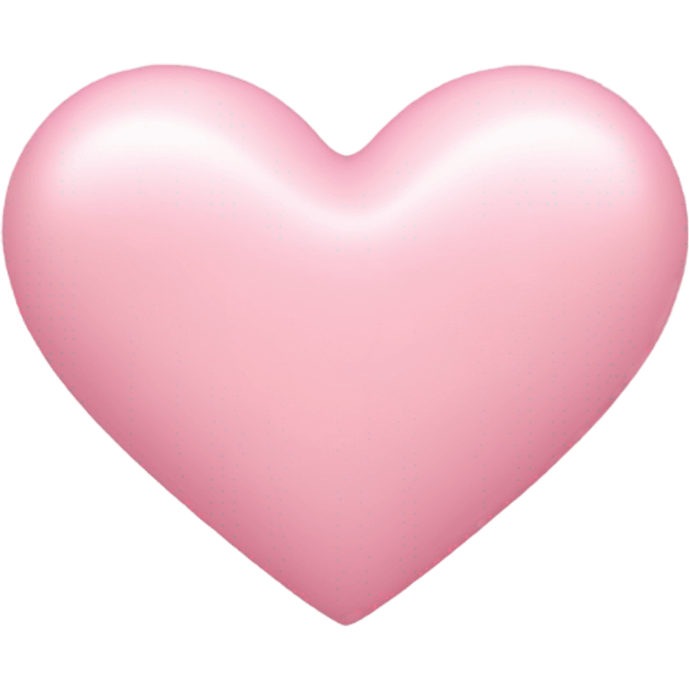 Light pink heart with bowed floating around  emoji